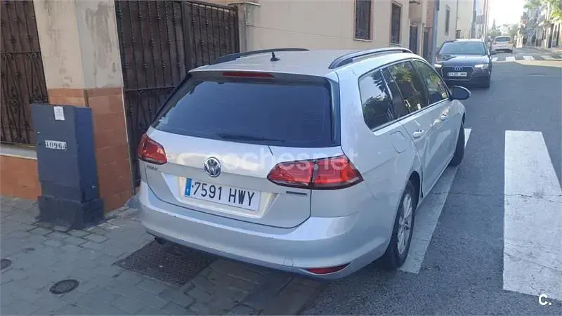 Usado VW Golf VII Business 110 CV (80 kW) 2014 Gris / plata Familiar