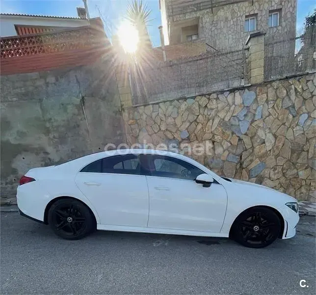 Usado Mercedes CLA200 150 CV (110 kW) 2020 Blanco Coupe