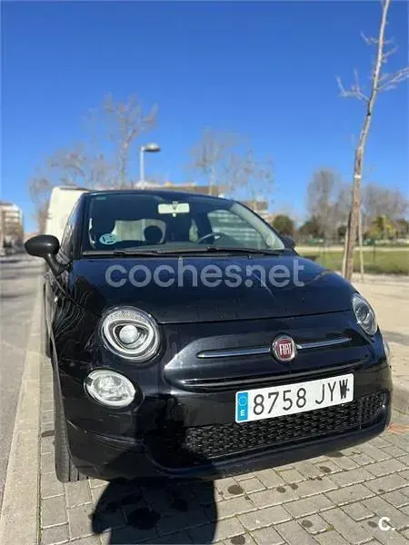 Usado Fiat 500 69 CV (50 kW) 2017 Negro Berlina