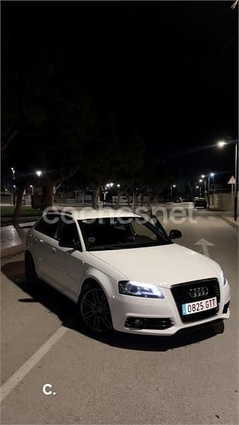 Usado Audi A3 Ambition 105 CV (77 kW) 2010 Blanco Utilitario