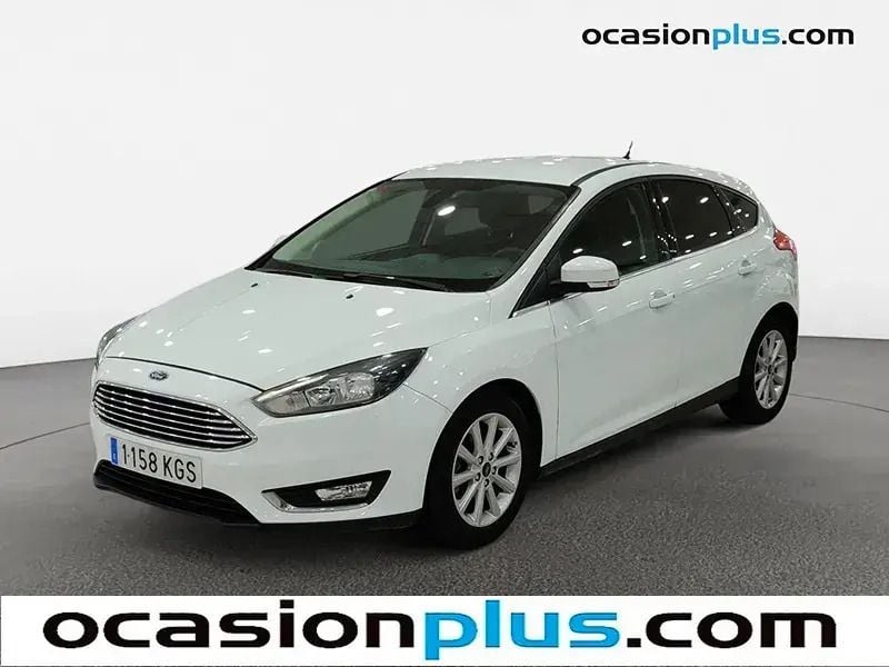 Blanco Usado 2018 Ford Focus Titanium Utilitario | 12.637 € (Precio justo) - Imagen 1/4