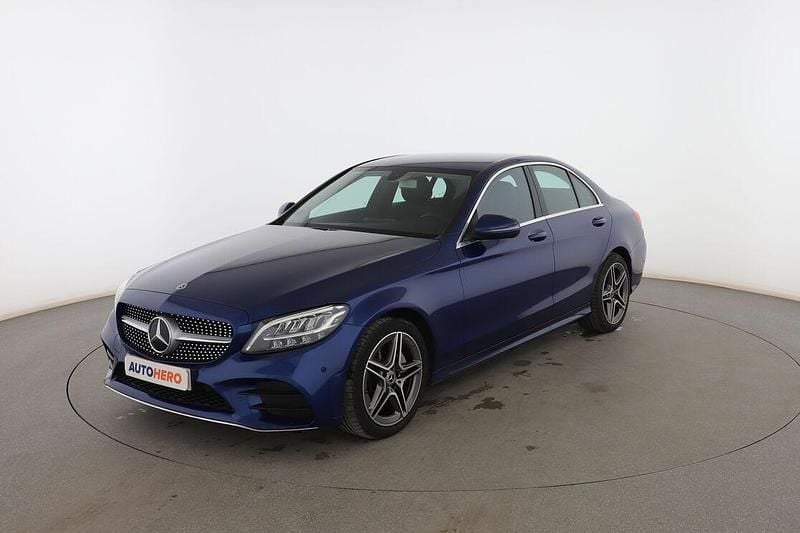 Azul Usado 2020 Mercedes C200 AMG line Berlina | 30.299 € (Precio justo) - Imagen 1/3