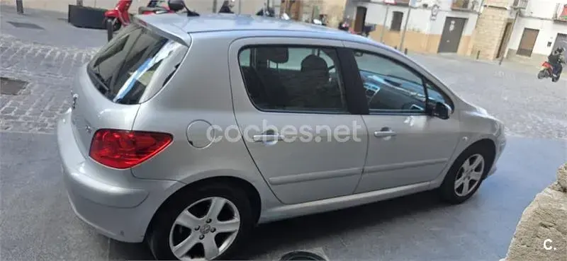 Usado Peugeot 307 110 HP (80 kW) 2005 Cinzento Sedan