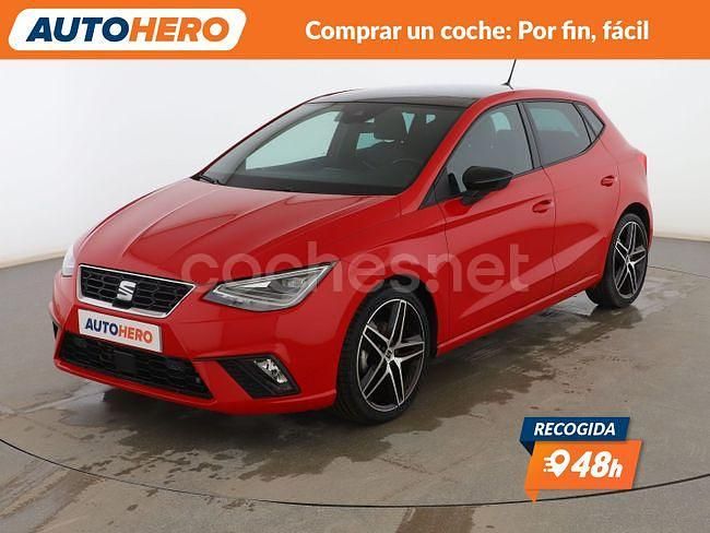 Usado Seat Ibiza FR 150 CV (110 kW) 2021 Rojo Berlina