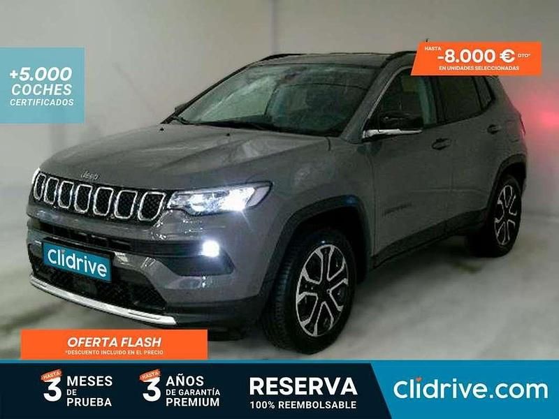 Usado Jeep Compass Limited 131 CV (96 kW) 2021 Gris SUV