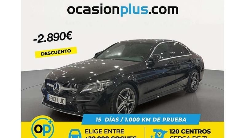 Usado Mercedes C180 156 CV (114 kW) 2020 Negro Berlina