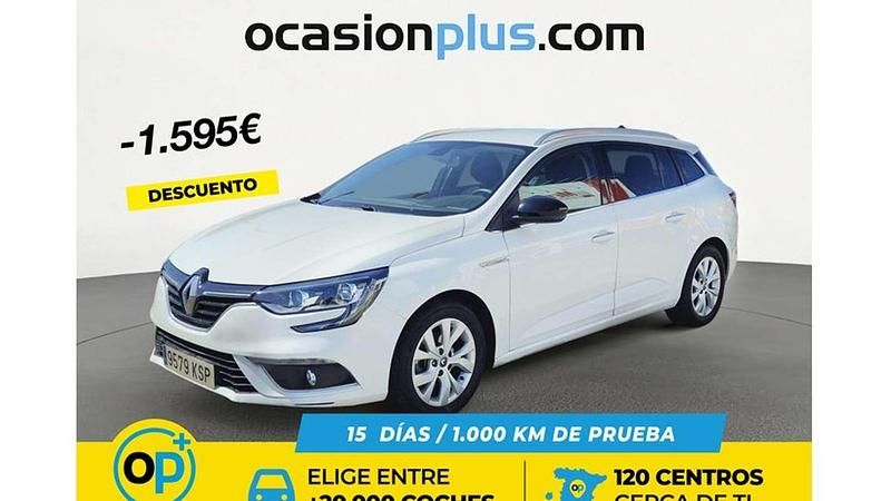 Blanco Usado 2018 Renault Mégane GrandTour LIMITED Familiar | 11.800 € (Buen precio) - Imagen 1/4