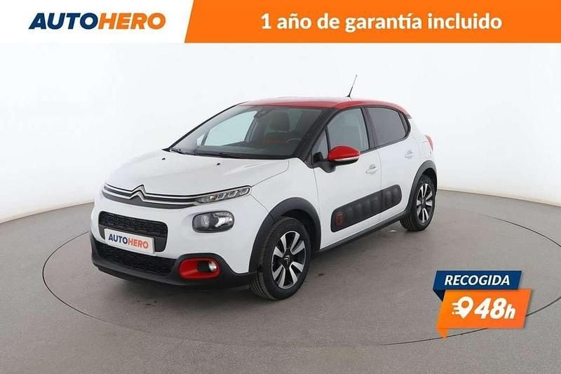 Blanco Usado 2017 Citroën C3 Feel Utilitario | 8599 € (Precio justo) - Imagen 1/3