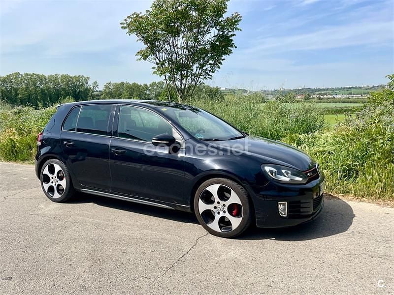 Usado VW Golf VI GTI 210 CV (154 kW) 2009 Negro Utilitario