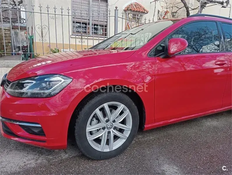 Brugt VW Golf VII Advance 150 HK (110 kW) 2019 Rød Stationcar