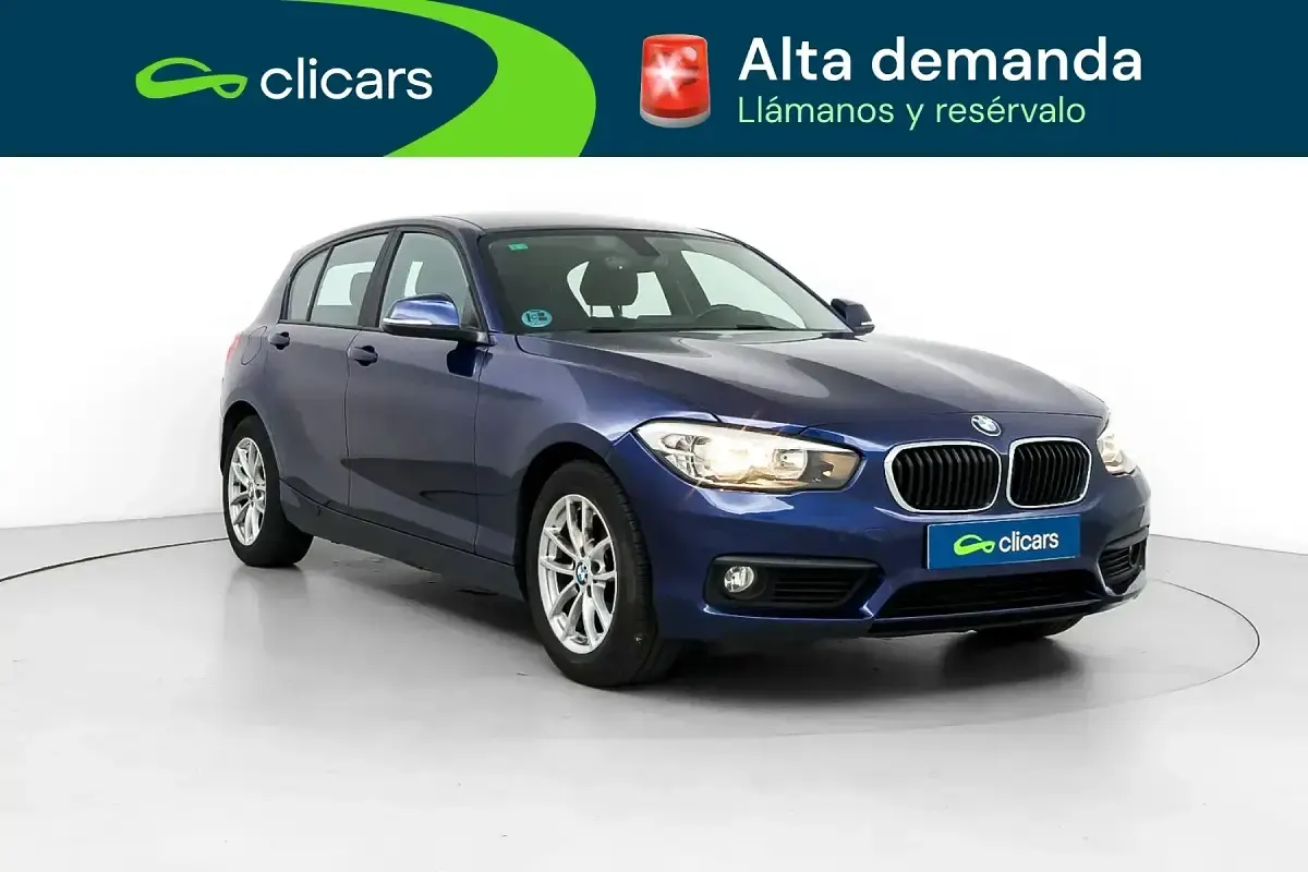 Usado BMW 118 140 CV (102 kW) 2018 Azul Berlina