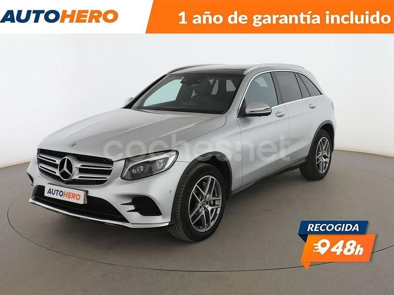Gris Usado 2019 Mercedes GLC250 AMG line SUV | 32.799 € (Precio justo) - Imagen 1/3