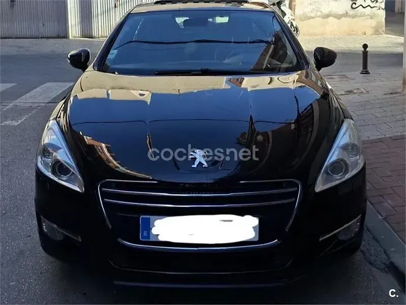 Usado Peugeot 508 Allure 163 CV (119 kW) 2012 Negro Berlina