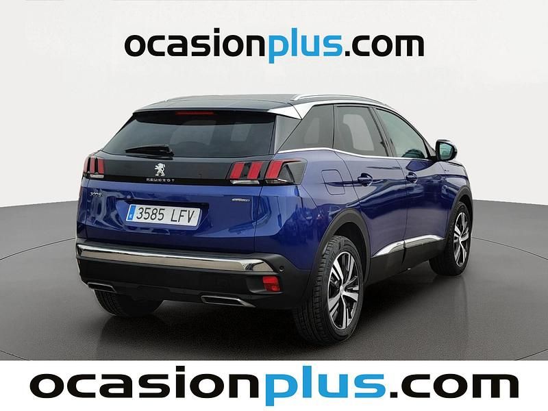 Usado Peugeot 3008 GT-line 130 CV (95 kW) 2020 Azul SUV