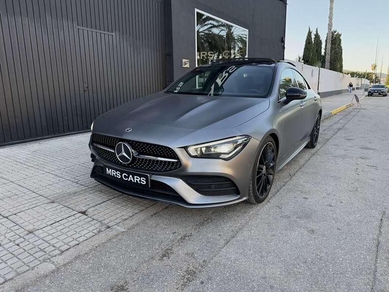 Usado Mercedes CLA200 163 CV (119 kW) 2021 Gris Coupe