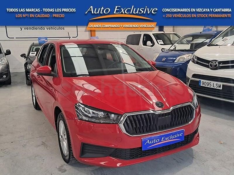 Usado Skoda Fabia Ambition 95 HP (69 kW) 2021 Vermelho Sedan