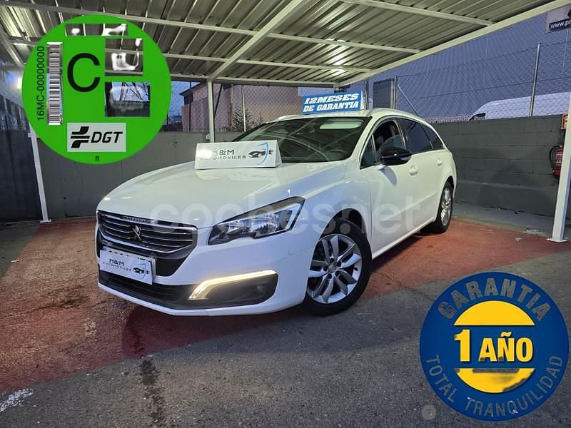 Blanco Usado 2017 Peugeot 508 SW Active Familiar | 6870 € (Precio justo) - Imagen 1/4