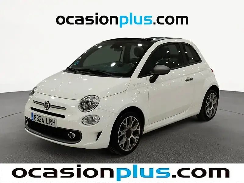 Blanco Usado 2021 Fiat 500C Sport Descapotable | 13.628 € (Precio justo) - Imagen 1/4