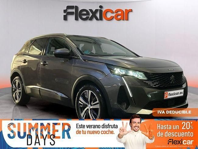 Gris Usado 2021 Peugeot 3008 Allure SUV | 18.790 € (Precio justo) - Imagen 1/4
