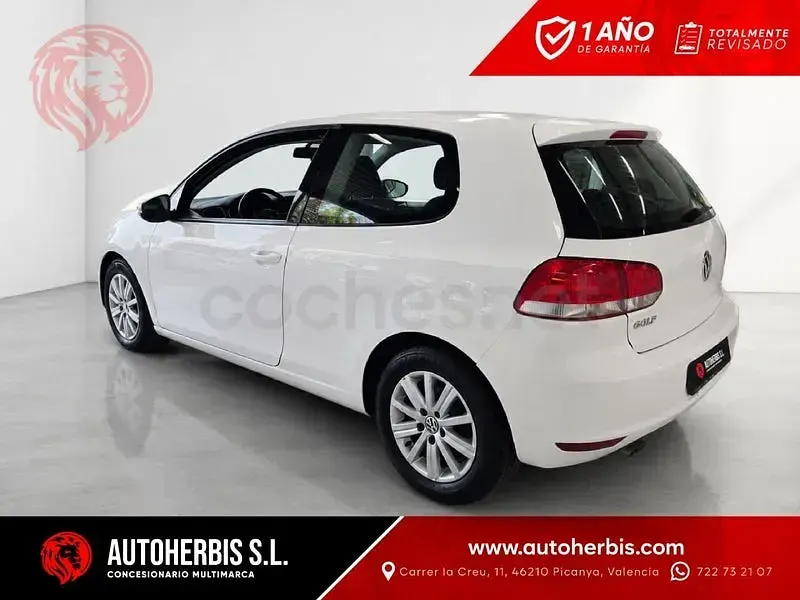 Usado VW Golf VI Sport 110 CV (80 kW) 2010 Blanco Berlina