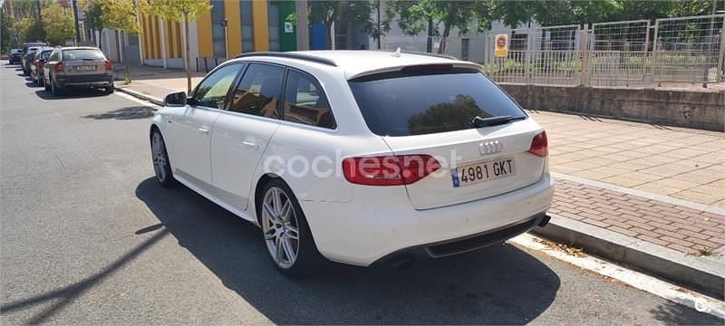 Usado Audi A4 211 CV (155 kW) 2009 Blanco Familiar