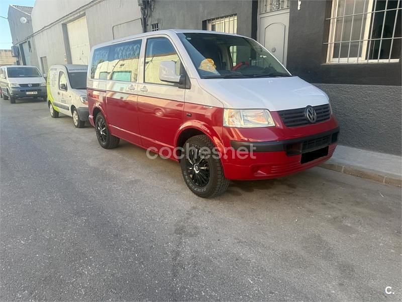 Rojo Usado 2007 VW T5 Van | 15.950 € (Caro) - Imagen 1/4