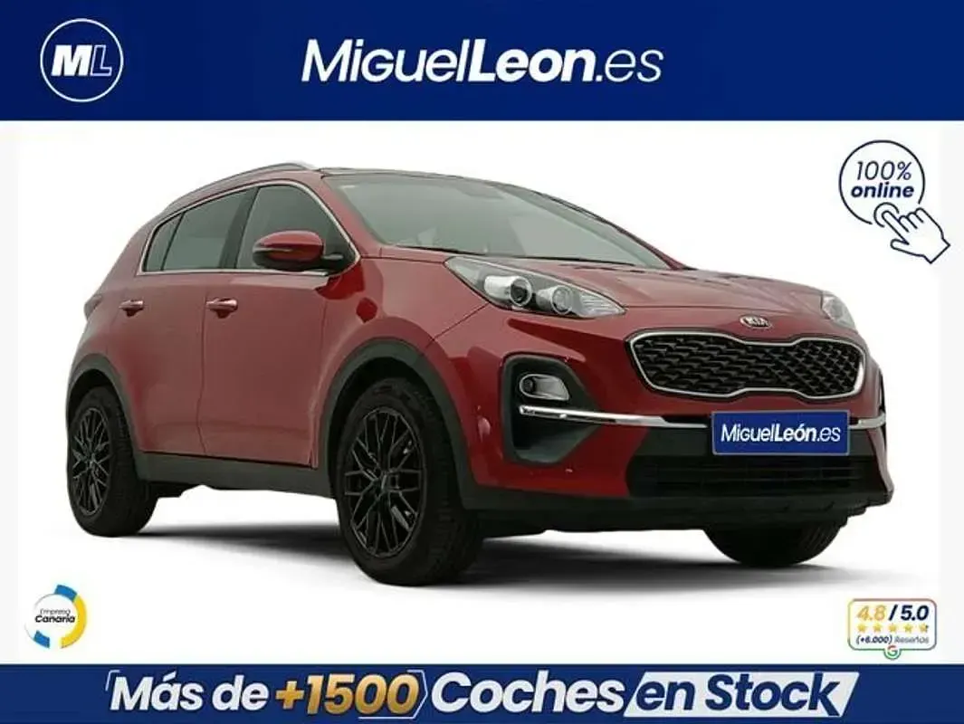 Usado Kia Sportage 116 CV (85 kW) 2021 Rojo SUV
