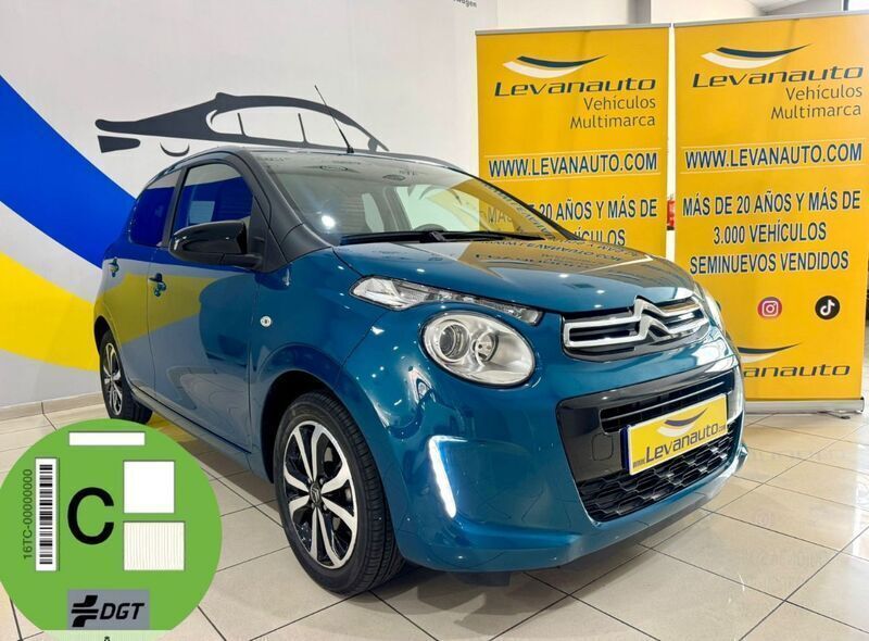 Azul Usado 2021 Citroën C1 Utilitario | 12.900 € (Caro) - Imagen 1/4