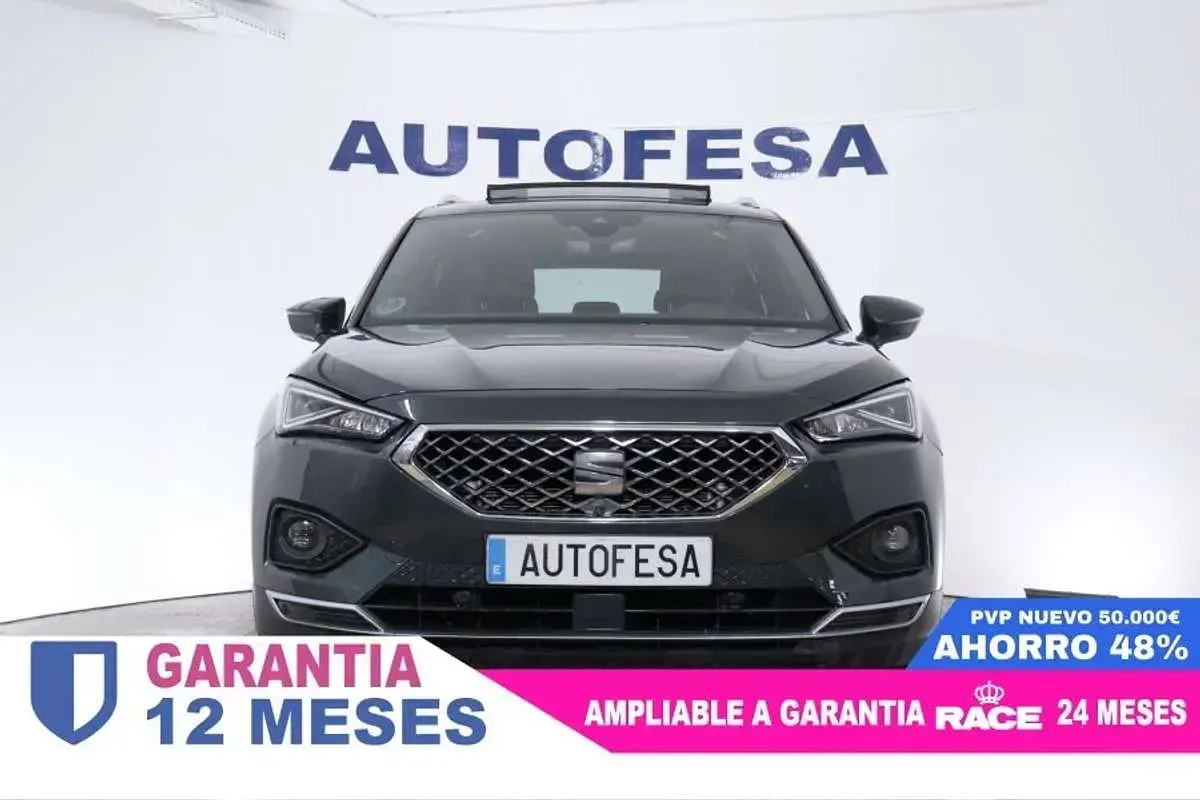 Usado Seat Tarraco 4Drive 200 CV (147 kW) 2021 Verde SUV