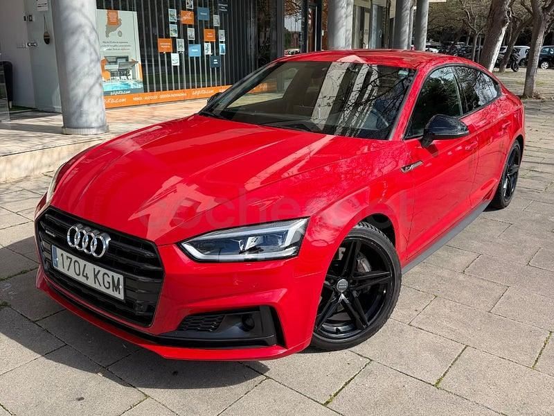 Usado Audi A5 Sportback 252 CV (185 kW) 2018 Rojo Utilitario