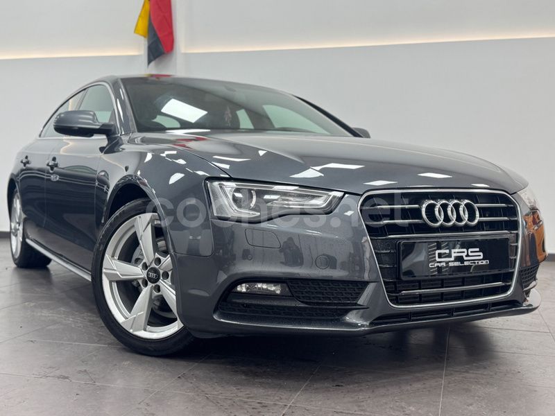 Gris / plata Usado 2013 Audi A5 Sportback S-Line Berlina | 13.900 € (Precio justo) - Imagen 1/4