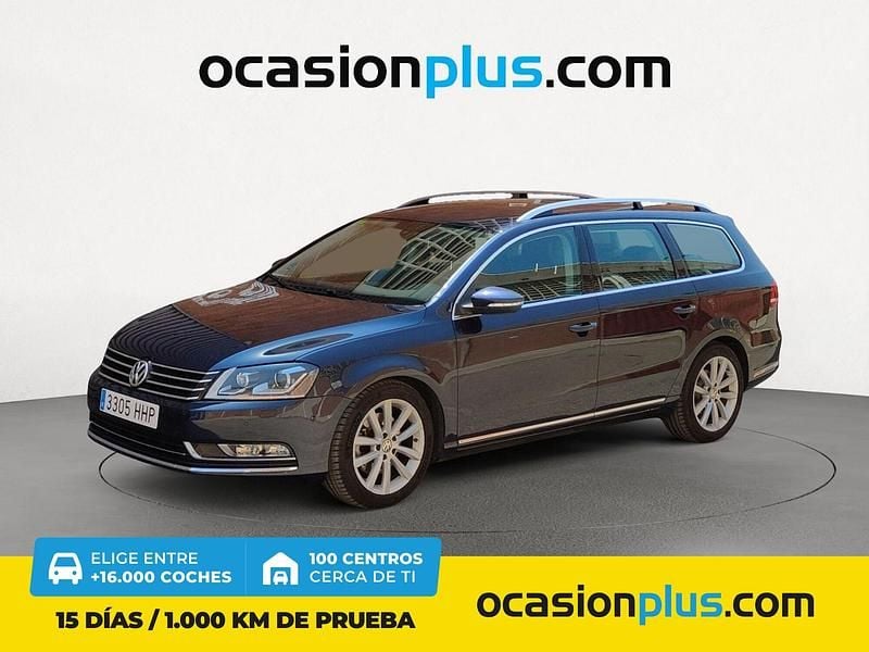 Azul Usado 2011 VW Passat Highline Familiar | 12.190 € (Precio justo) - Imagen 1/4
