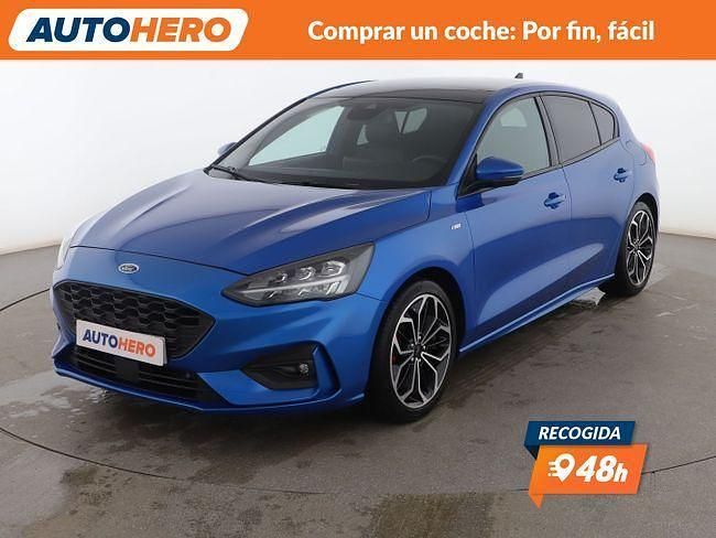 Azul Usado 2021 Ford Focus ST-Line X Berlina | 18.899 € (Caro) - Imagen 1/3