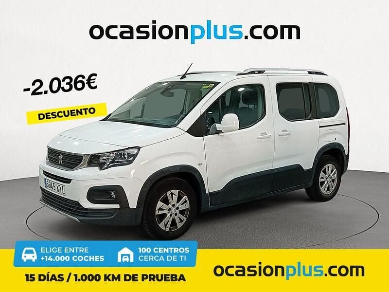 Blanco Usado 2019 Peugeot Rifter Allure Monovolumen | 17.090 € (Buen precio) - Imagen 1/4