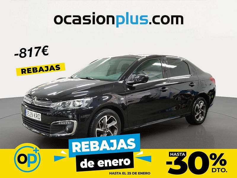 Negro Usado 2018 Citroën C-Elysee I Shine Berlina | 8990 € (Precio justo) - Imagen 1/4