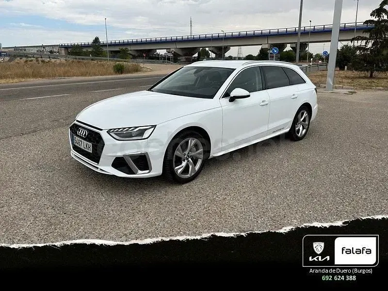 Usado Audi A4 S-Line 190 CV (139 kW) 2020 Blanco Familiar