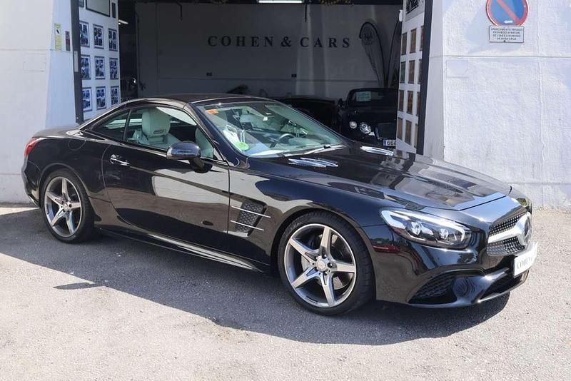 Usado Mercedes SL400 367 CV (269 kW) 2016 Negro Coupe