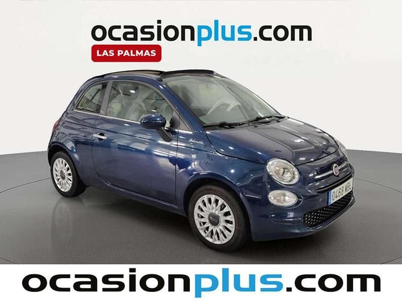 Usado Fiat 500C Dolcevita 71 CV (52 kW) 2022 Azul Descapotable