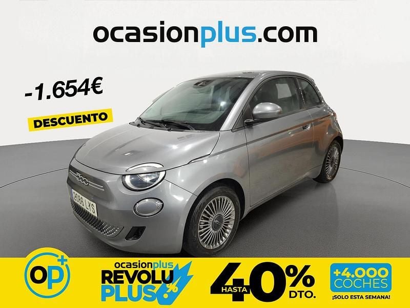 Usado Fiat 500e Icon 86 kW (118 CV) 2022 Gris Utilitario