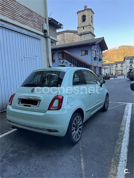 Usado Fiat 500 Lounge 69 CV (50 kW) 2017 Verde Berlina