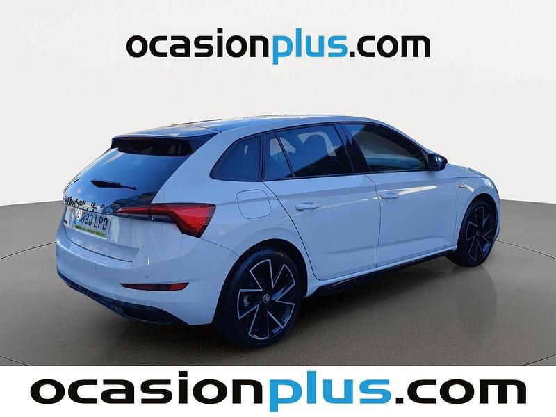 Usado Skoda Scala Monte Carlo 150 CV (110 kW) 2021 Blanco Utilitario