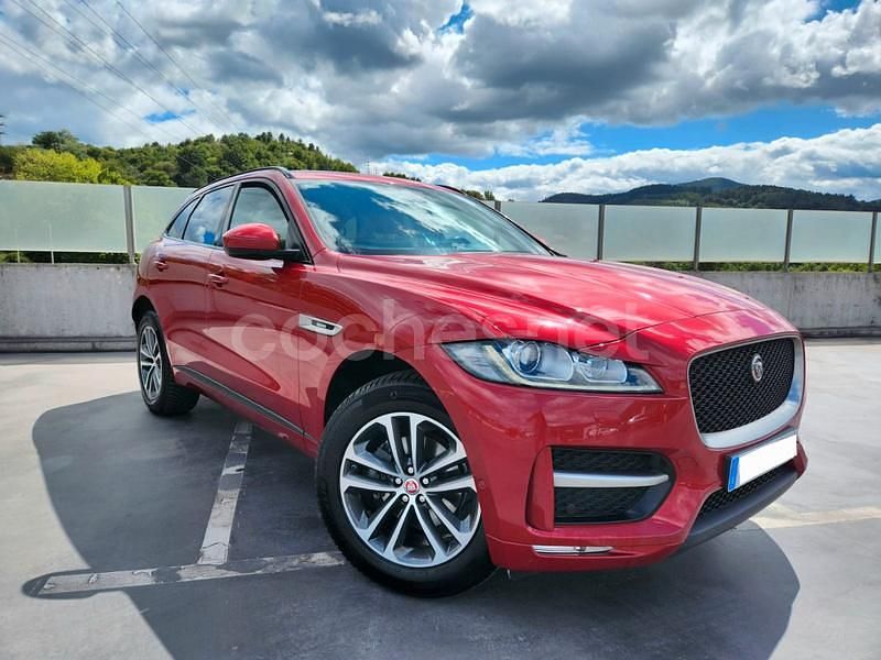 Usado Jaguar F-Pace R-Sport 180 CV (132 kW) 2016 Granate SUV