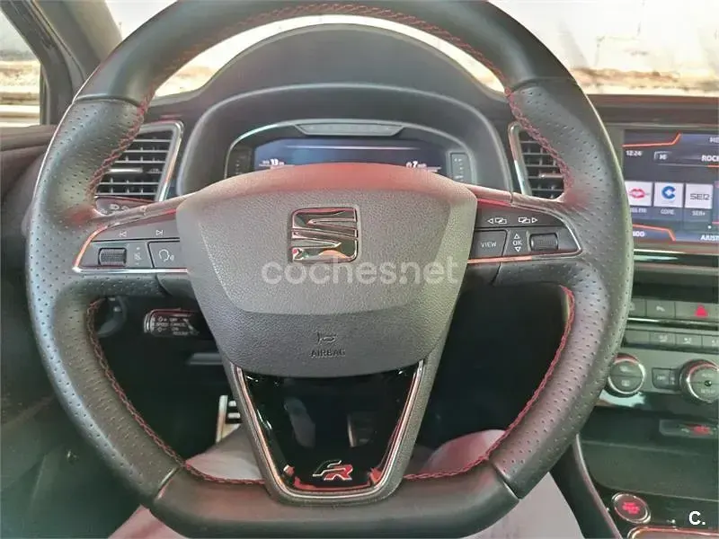 Usado Seat Leon ST FR 150 CV (110 kW) 2019 Negro Familiar