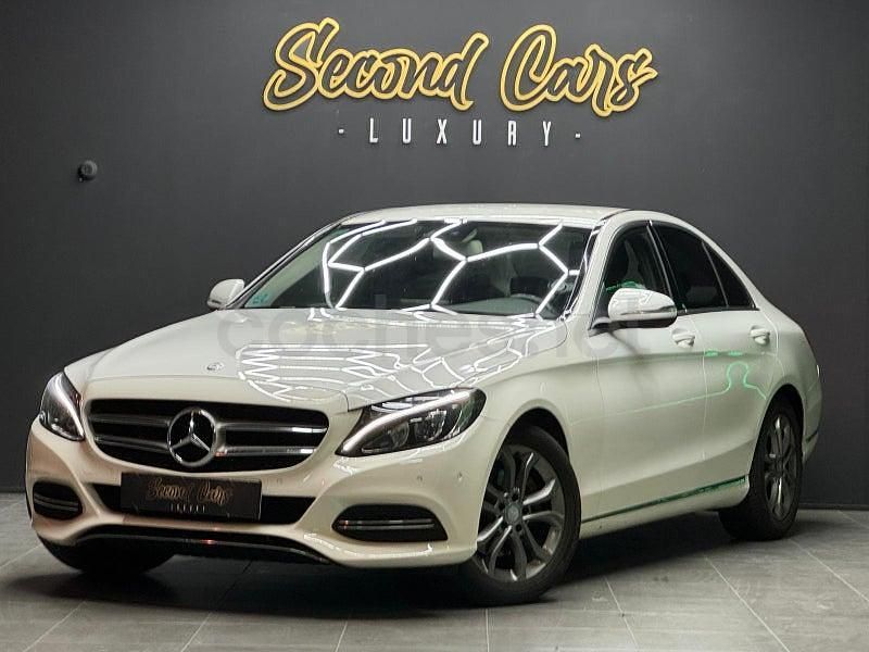 Usado Mercedes C220 Exclusive 170 CV (125 kW) 2014 Blanco Berlina