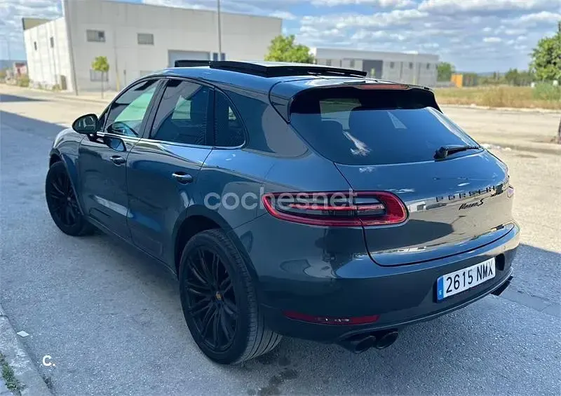 Usado Porsche Macan S 258 CV (189 kW) 2016 Gris / plata SUV