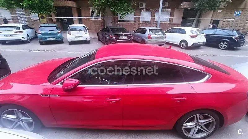 Usado Audi A5 Sportback 190 CV (139 kW) 2018 Rojo Utilitario