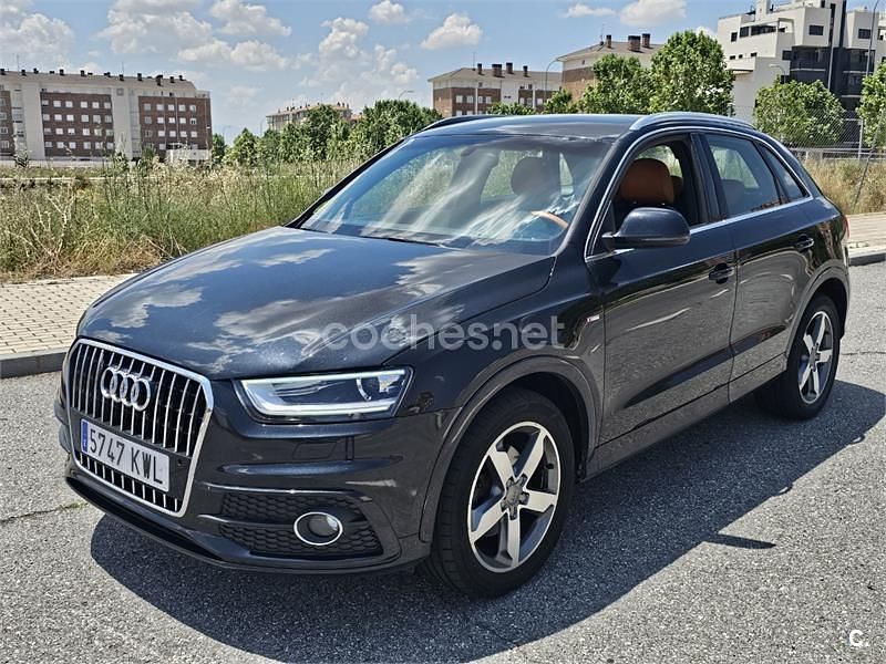 Usado Audi Q3 S-Line 177 CV (130 kW) 2014 Negro SUV