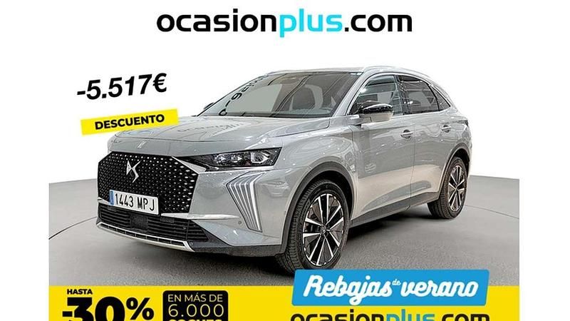 Gris Usado 2024 DS Automobiles DS7 Crossback Rivoli SUV | 25.689 € (Buen precio) - Imagen 1/4