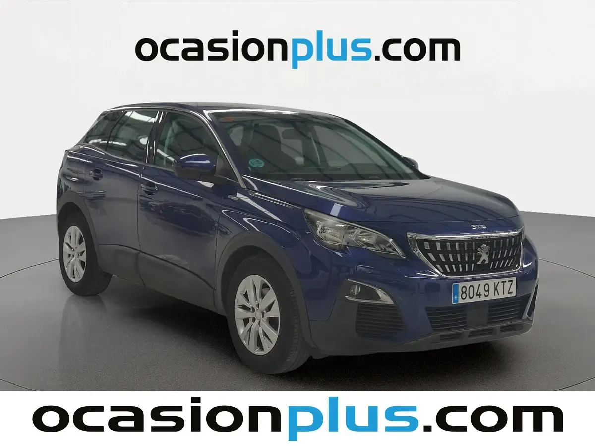 Usado Peugeot 3008 Active 131 CV (96 kW) 2019 Azul SUV