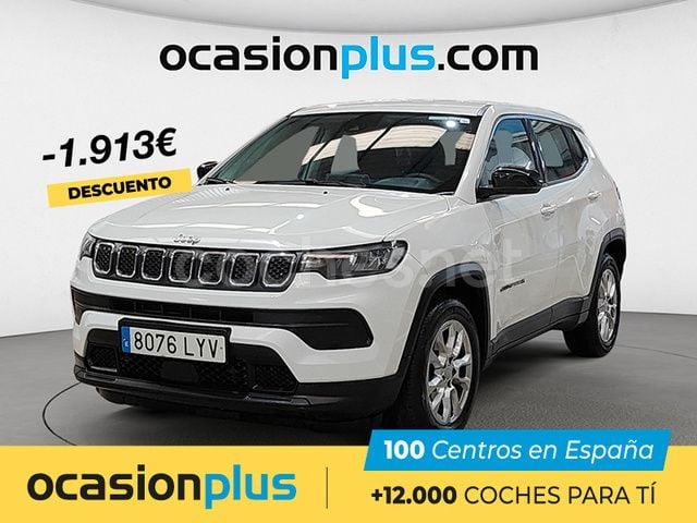 Blanco Usado 2022 Jeep Compass Longitude SUV | 21.050 € (Precio justo) - Imagen 1/4